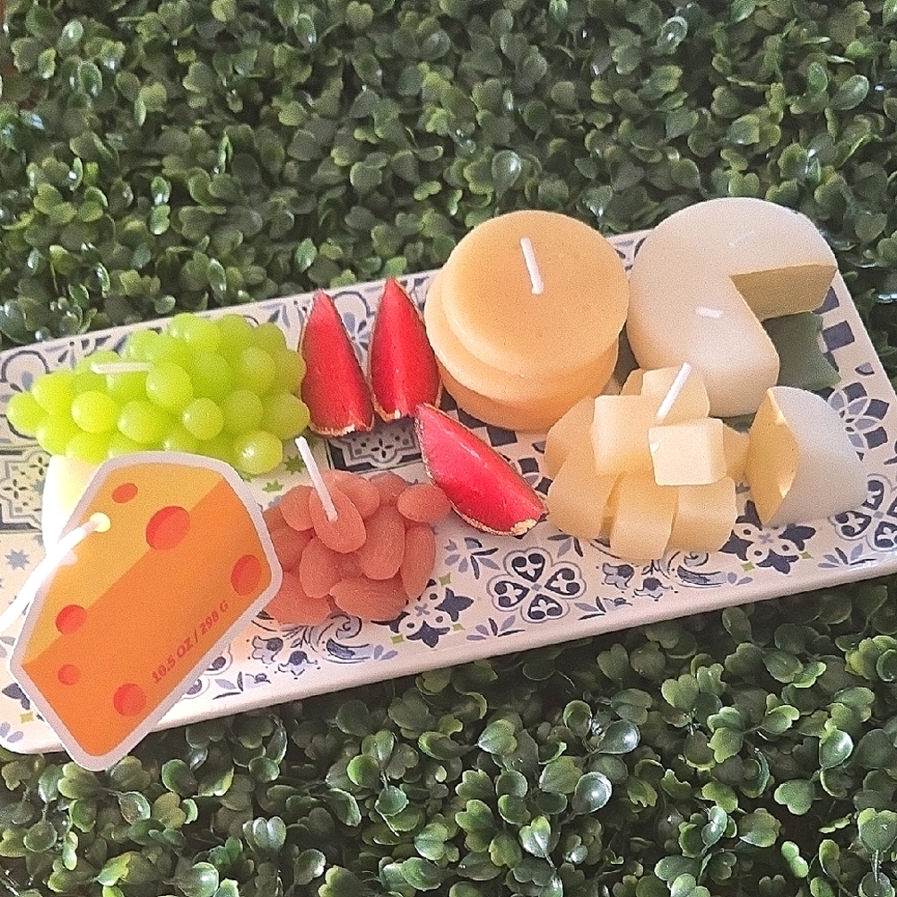 Charcuterie Candle Cheese Grazing Platter NEW